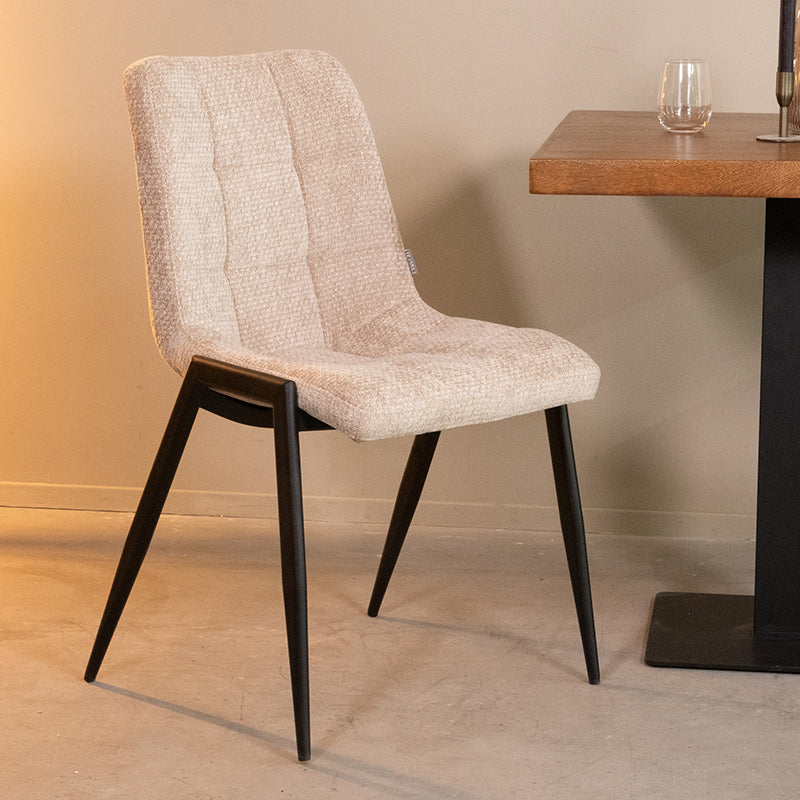 Eetkamerstoel Noor | Beige Stof