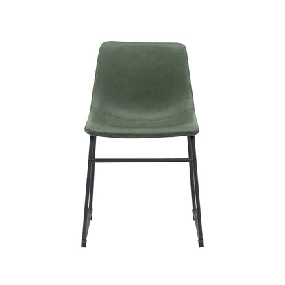 Eetkamerstoel Risto | Groen PU-Leder