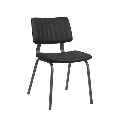 Eetkamerstoel Gusto zwart pu-leder