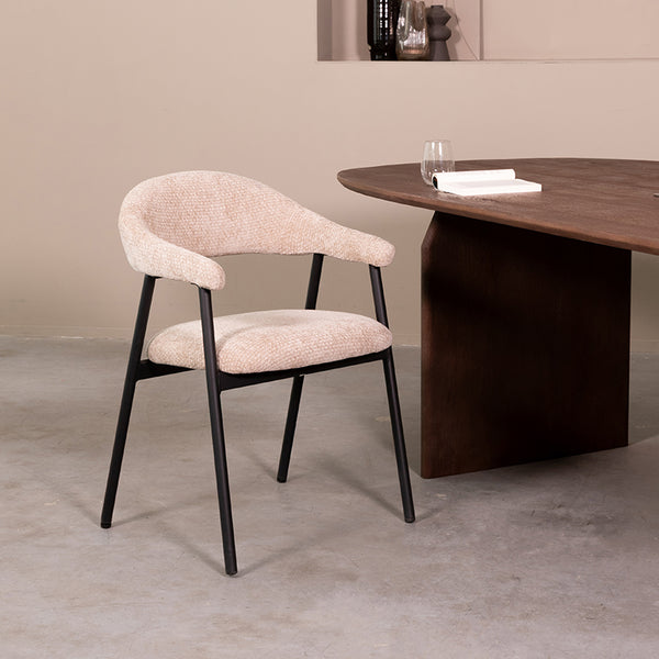 Eetkamerstoel Amaze | Beige Stof