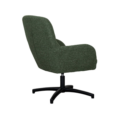 Fauteuil Chill Zone | Groen Bouclé — Zijaanzicht - witfoto