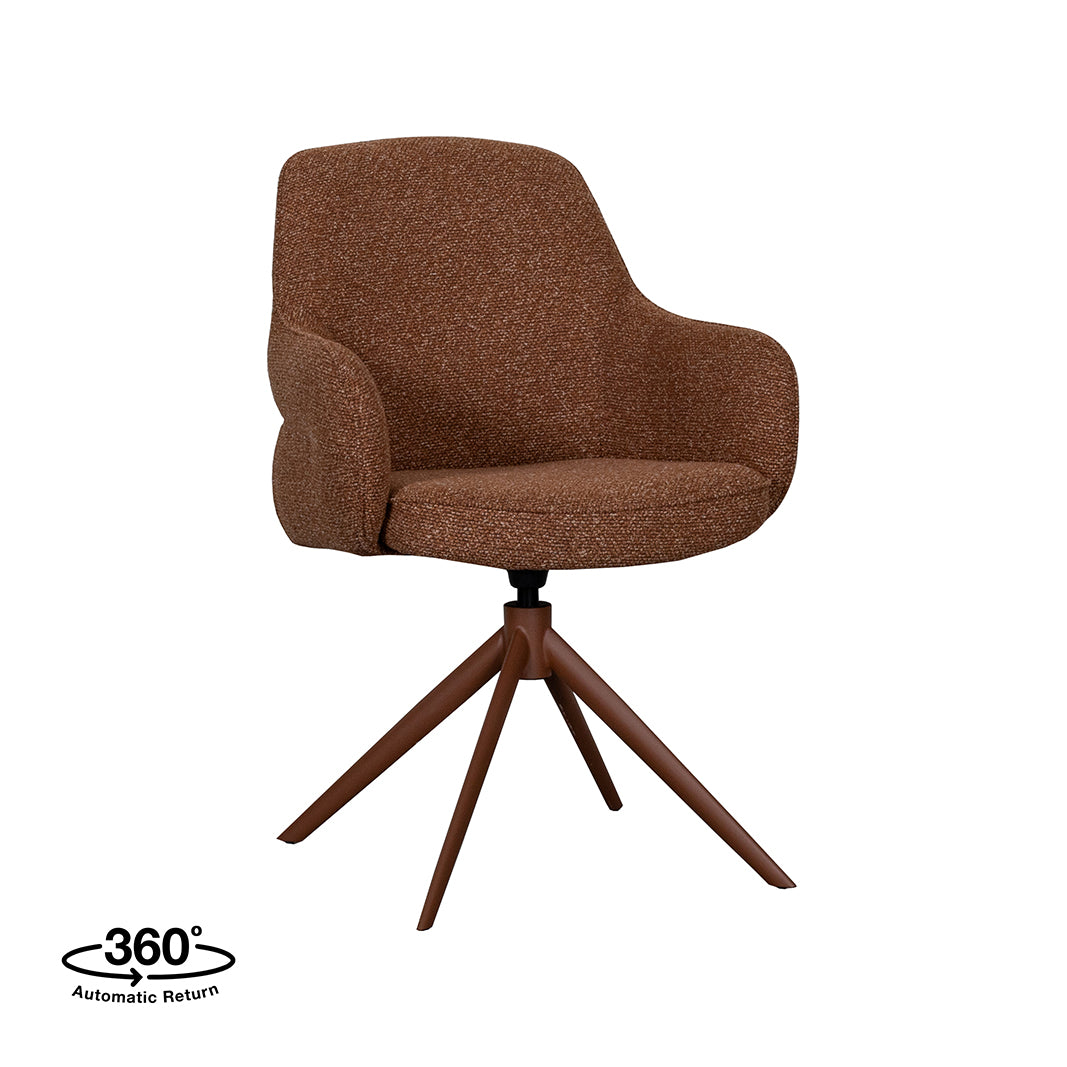 Eetkamerstoel Bern | Rood Bouclé