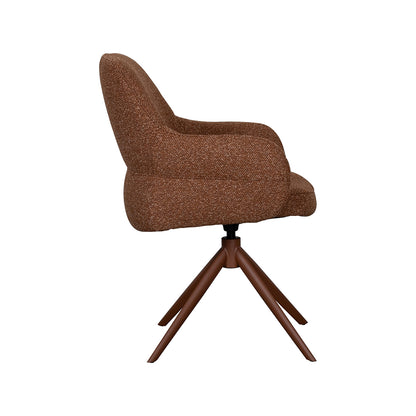 Eetkamerstoel Bern | Rood Bouclé