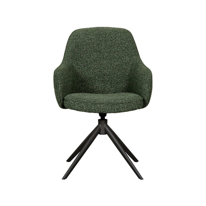 Eetkamerstoel Bern | Groen Bouclé