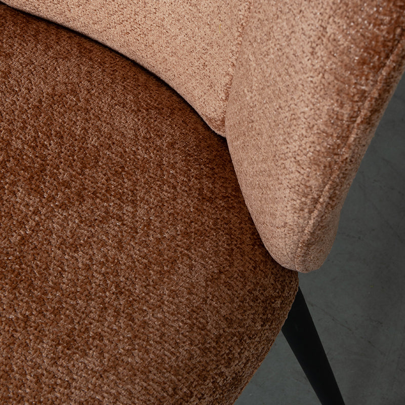 Eetkamerstoel Vino | Bruin Stof — Detail