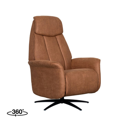 Elektrische Relaxfauteuil Oslo | Bruin Microvezel