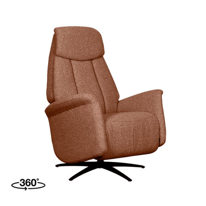 Elektrische Relaxfauteuil Oslo | Rood Bouclé