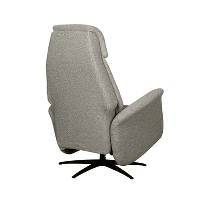 Elektrische Relaxfauteuil Oslo | Grijs Bouclé