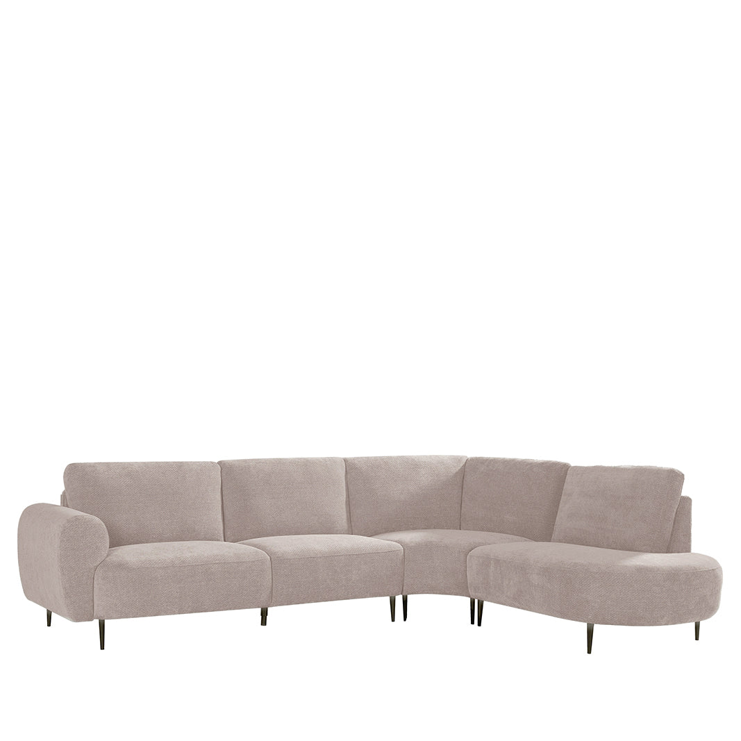 Hoekbank Milano | Beige Stof