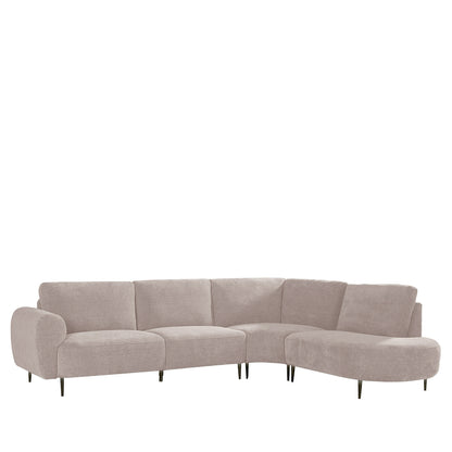 Hoekbank Milano | Beige Stof