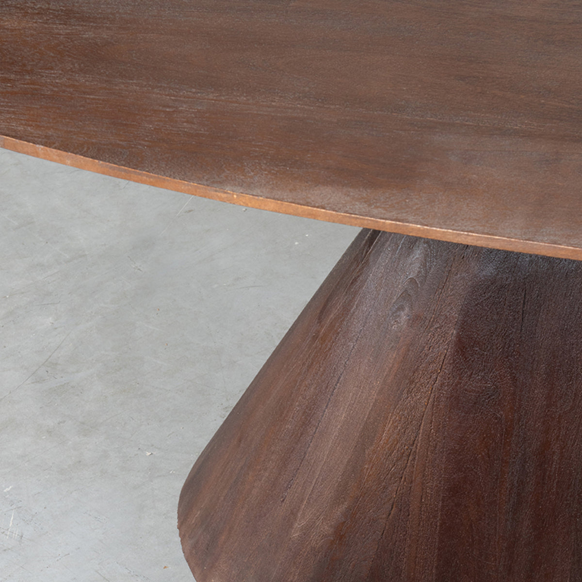 Eettafel Jagger | Bruin Mangohout — Detail