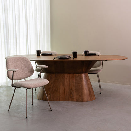 Eettafel Jagger | Bruin Mangohout