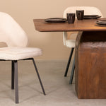 Eettafel Ingo | Bruin Mangohout