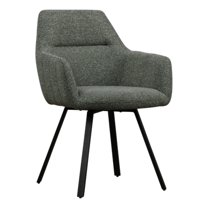 Eetkamerstoel Raaf | Stof Grijs