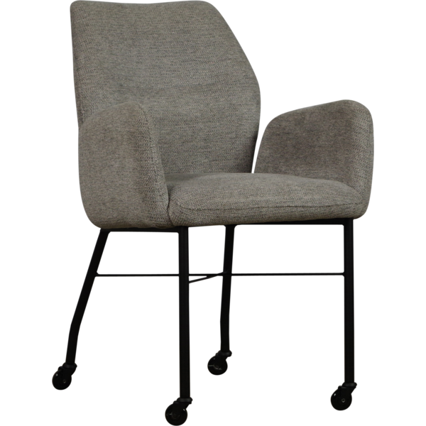 Eetkamerstoel Juul | Met Armleuning | Grijs