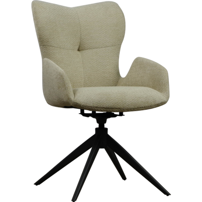 Maartje Eetkamerstoel | Draaibaar | Beige