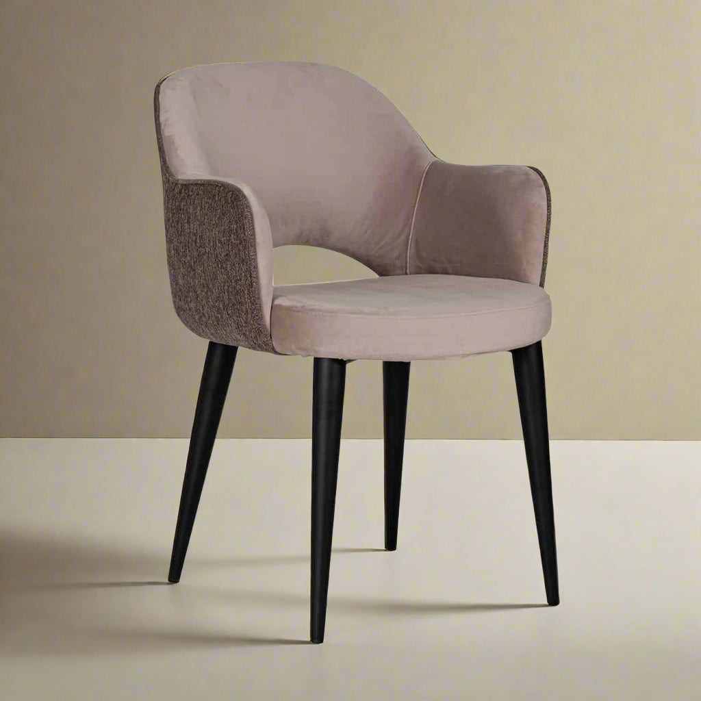 Eetkamerstoel Giovanna | Bruin Stof