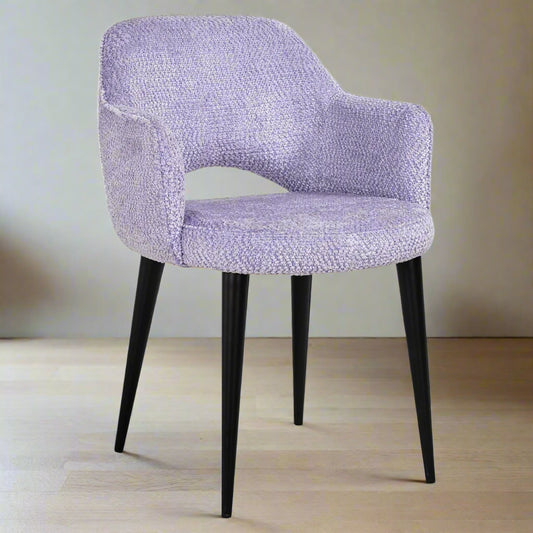 Eetkamerstoel Giovanna | Paars Stof