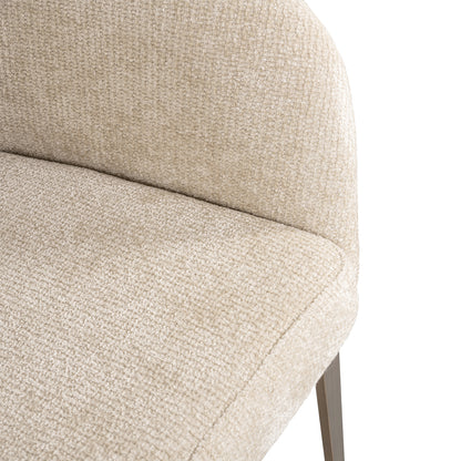Eetkamerstoel Kenzi | Beige Stof