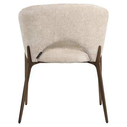 Eetkamerstoel Kenzi | Beige Stof