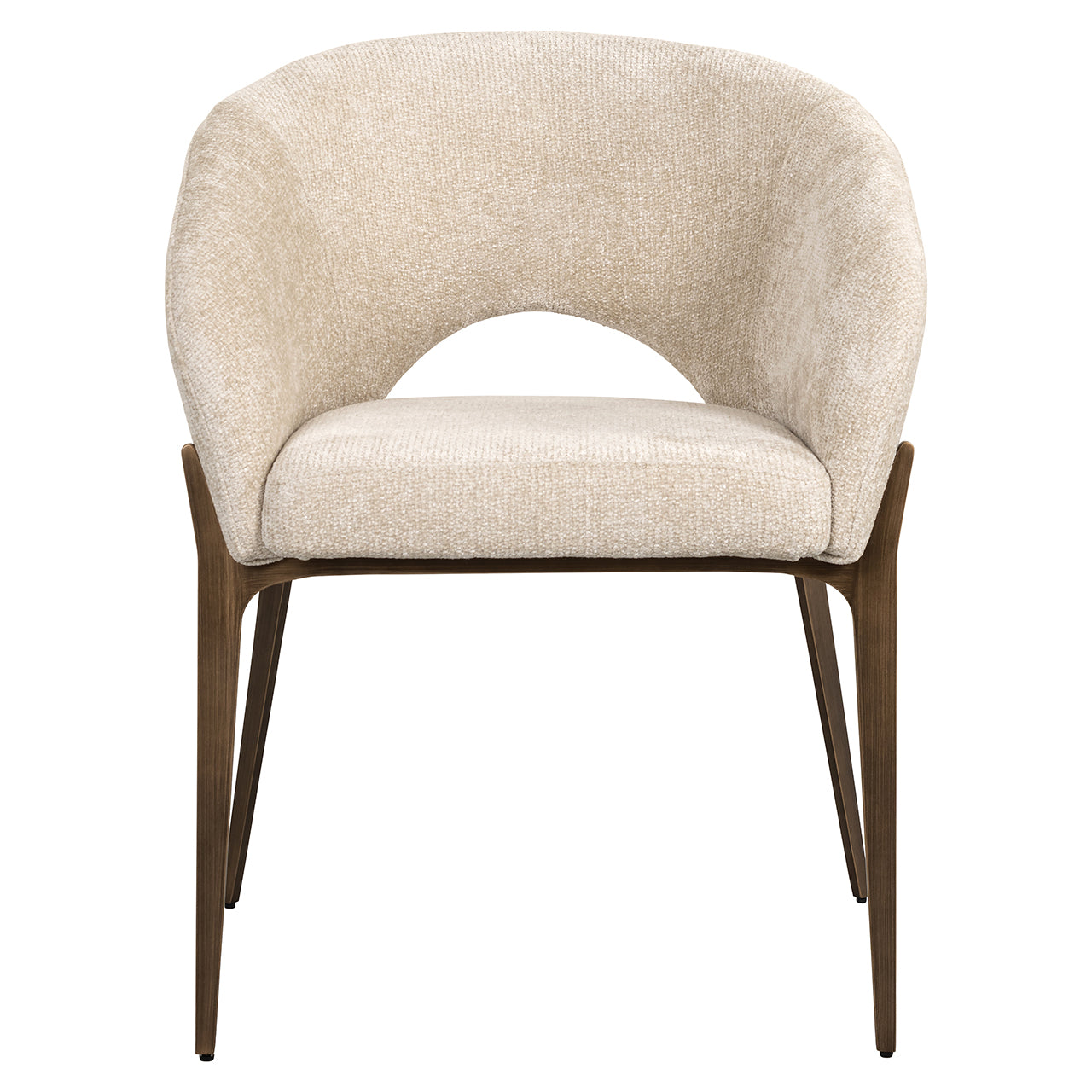 Eetkamerstoel Kenzi | Beige Stof