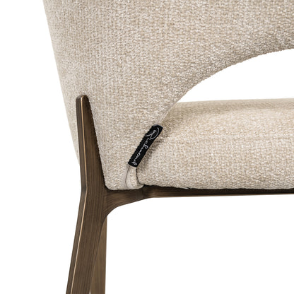 Eetkamerstoel Kenzi | Beige Stof