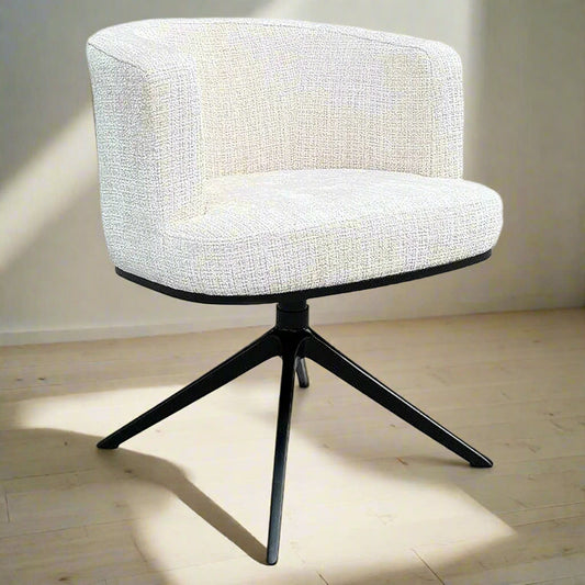 Eetkamerstoel Cheyenne | Wit Stof