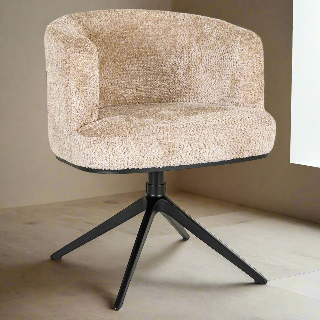 Eetkamerstoel Cheyenne | Bruin Stof