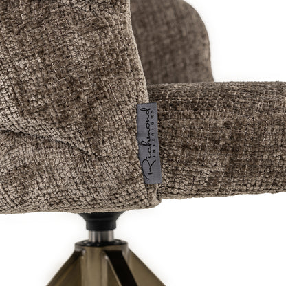 Eetkamerstoel Zendaya | Donkergrijze Stof