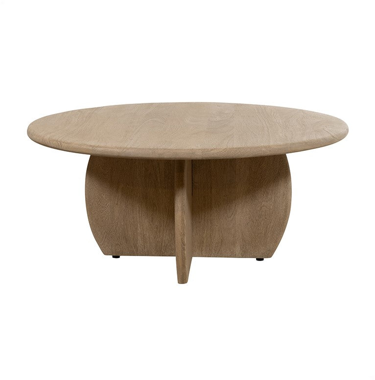 Salontafel Durban | Naturel Acaciahout — Vooraanzicht - witfoto