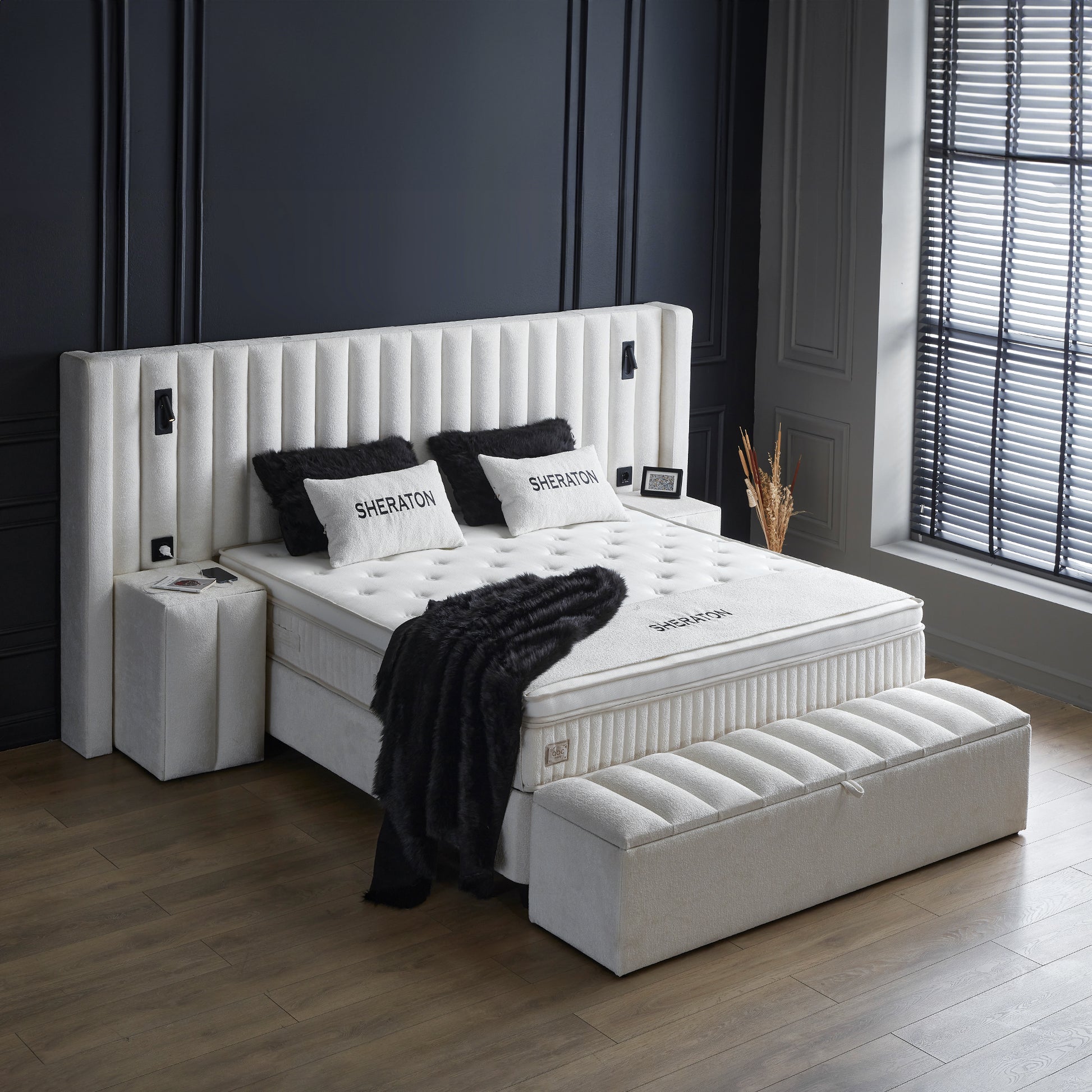 Bed Sheraton White - foto 5