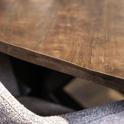 Eettafel Silvi | Bruin Mangohout
