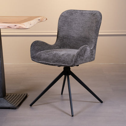 Eetkamerstoel Sora | Grijs Stof