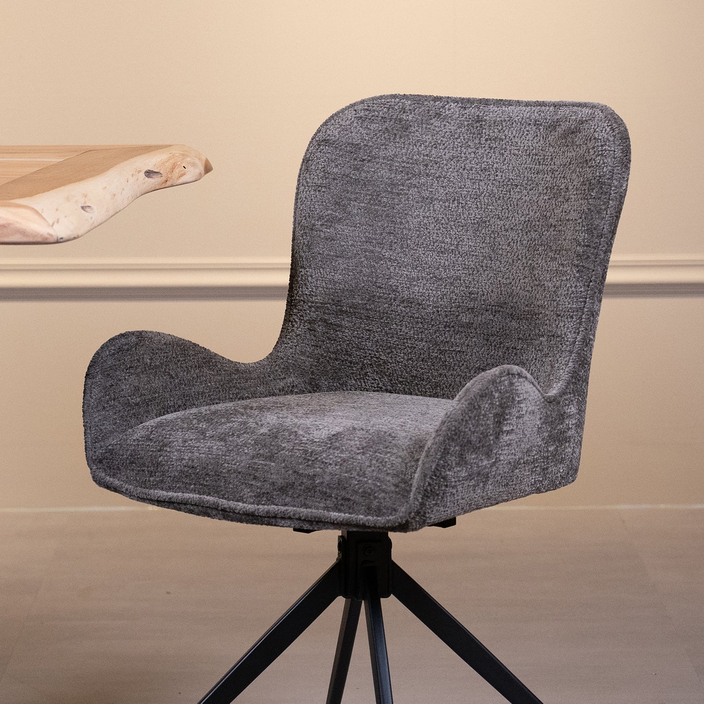 Eetkamerstoel Sora | Grijs Stof