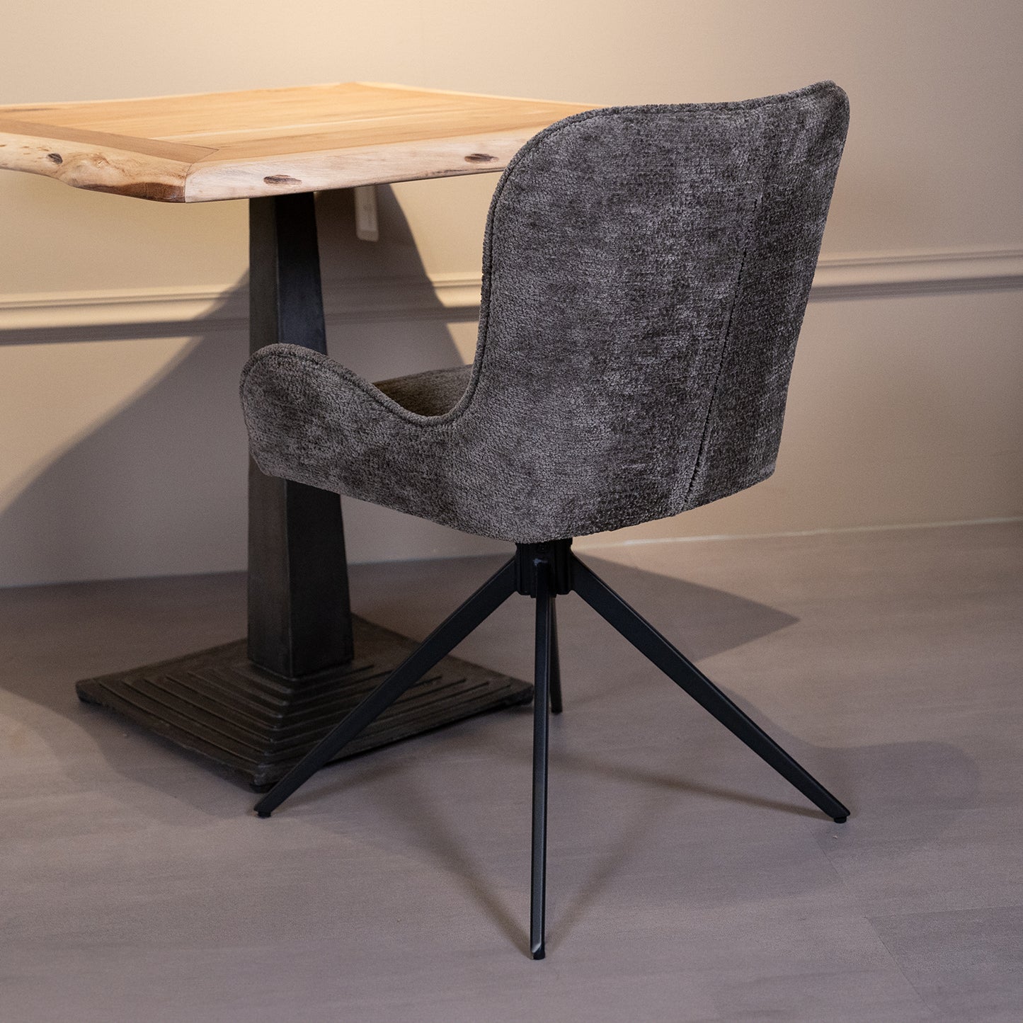 Eetkamerstoel Sora | Grijs Stof