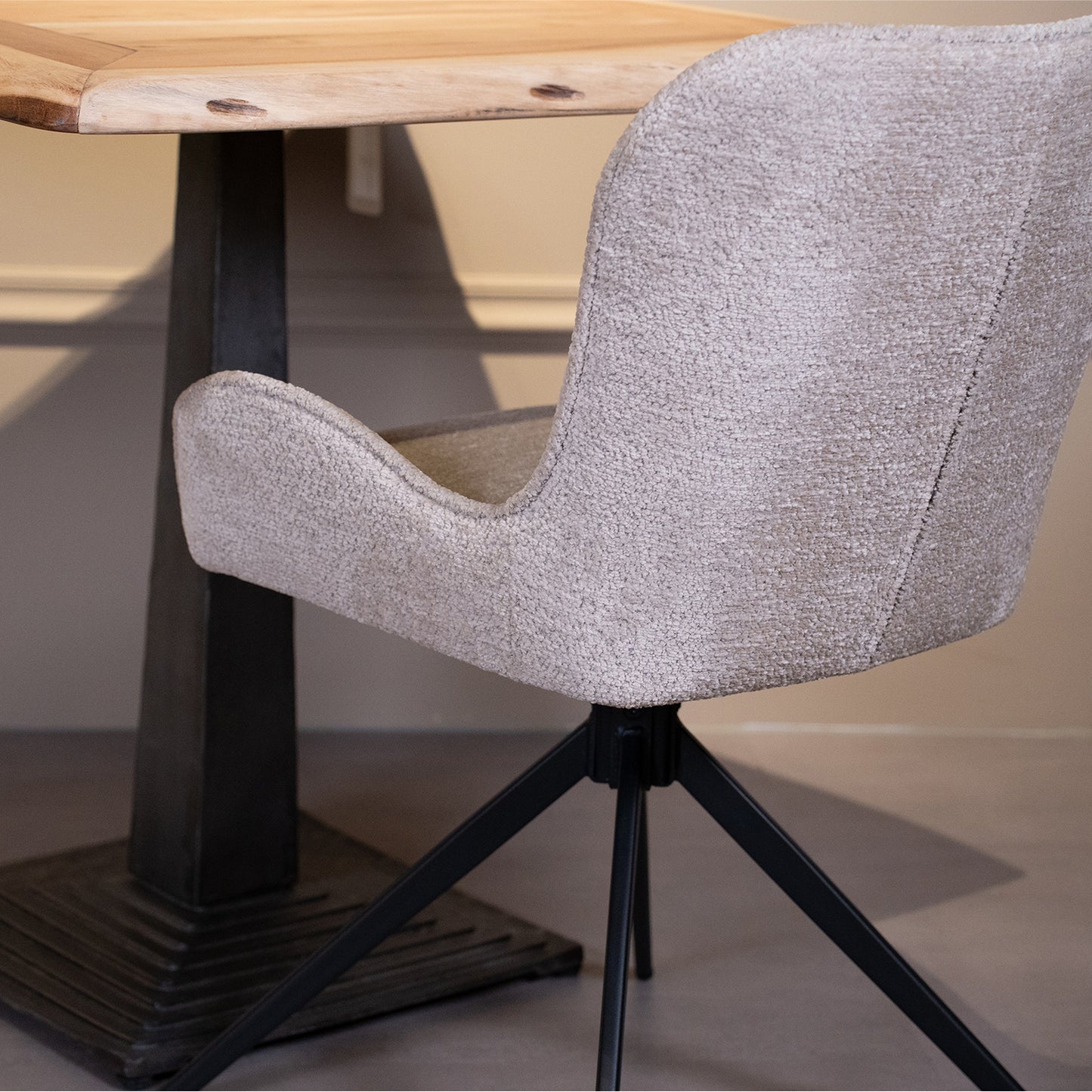 Eetkamerstoel Sora | Zand Stof