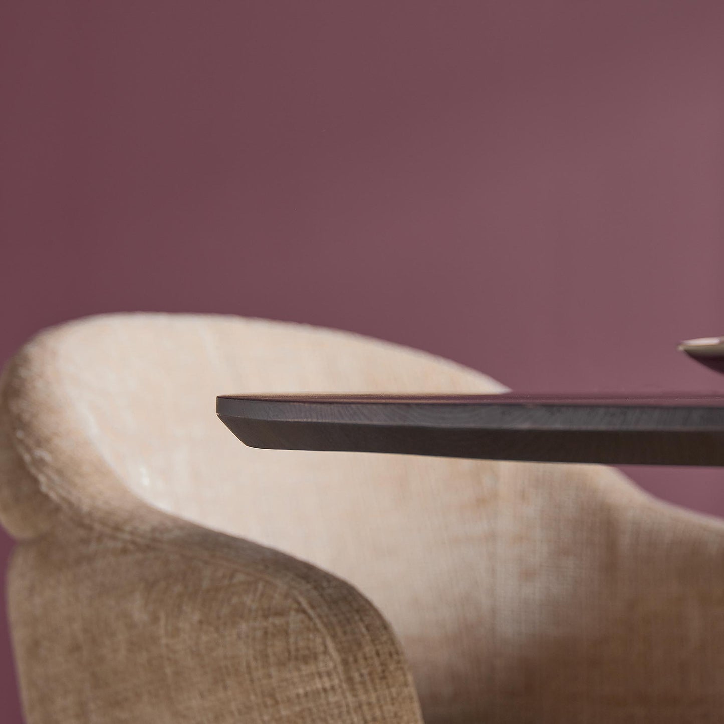 Eettafel Cloud | Organisch | Zwart Eikenhout