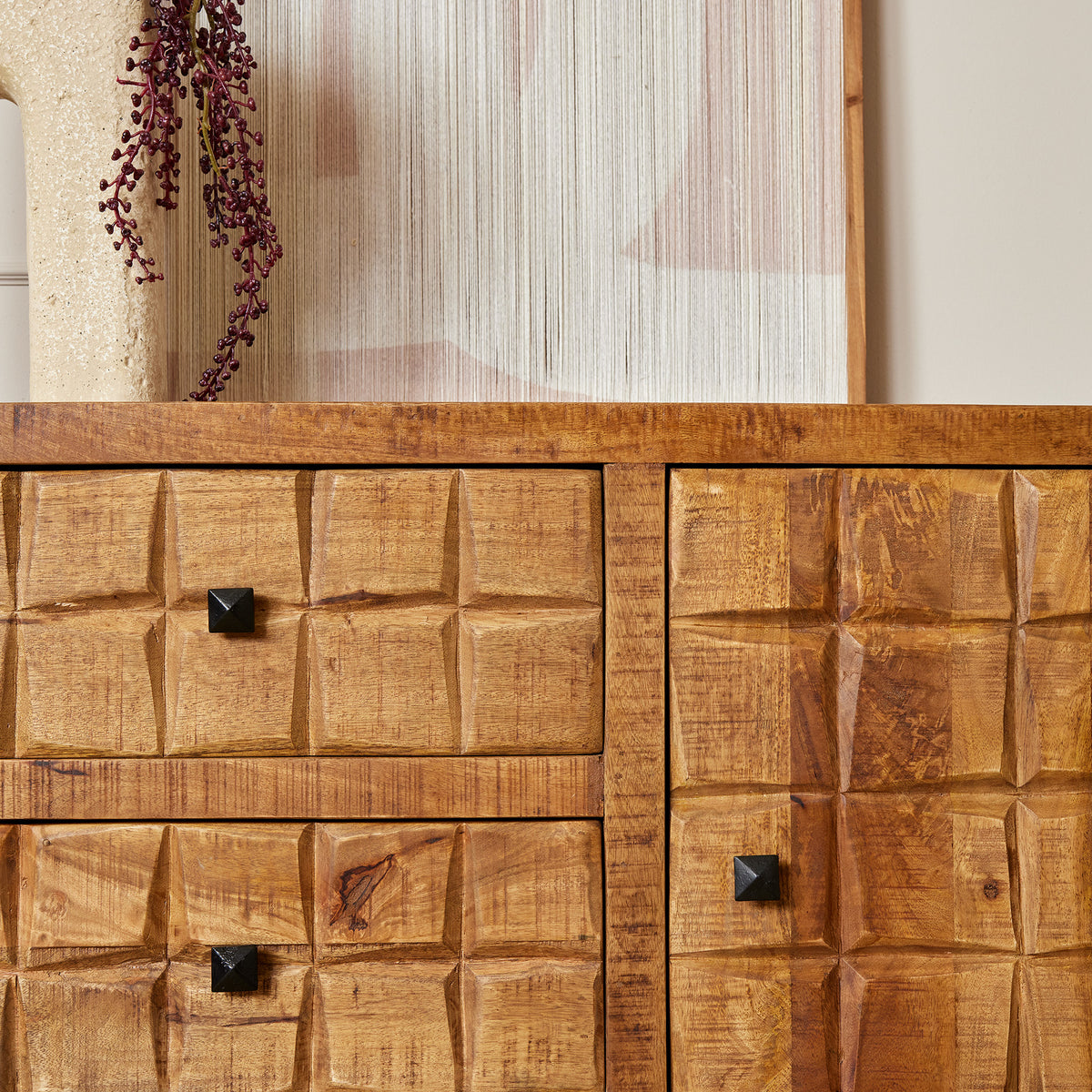Dressoir Brandy, detail van het materiaal