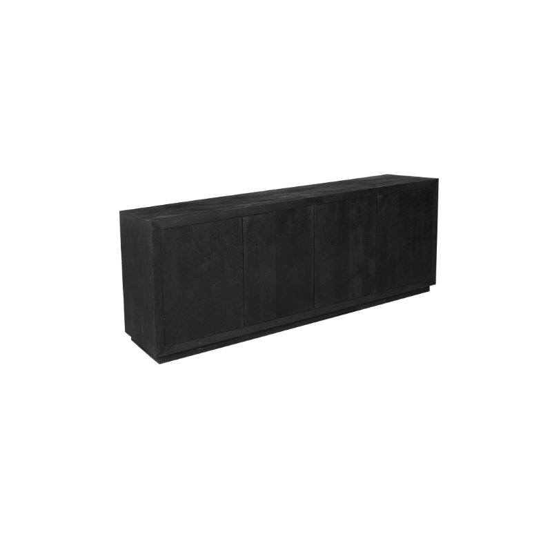 Dressoir Brussel | Black — Zijaanzicht - witfoto