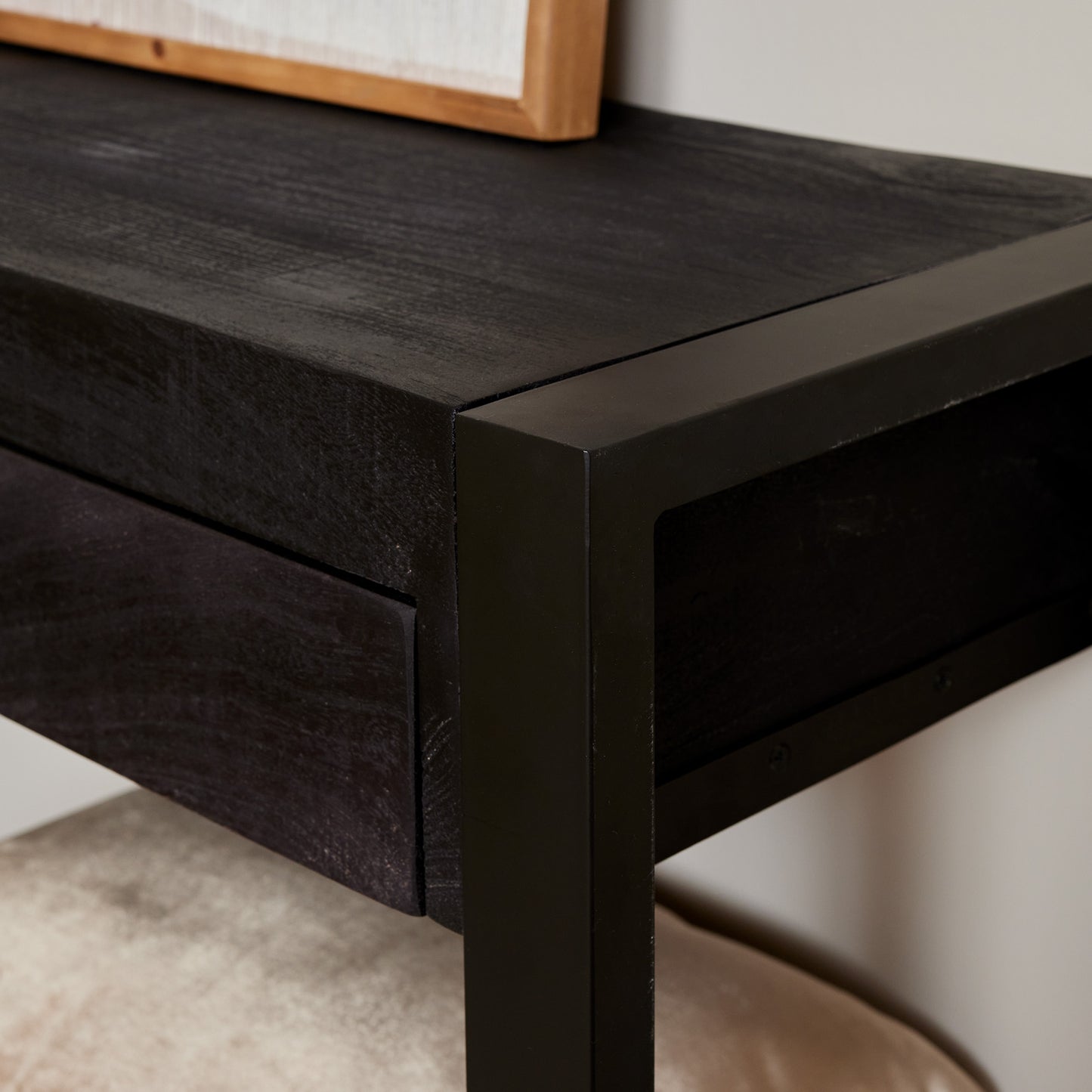 Sidetable Britt | Mangohout | Zwart