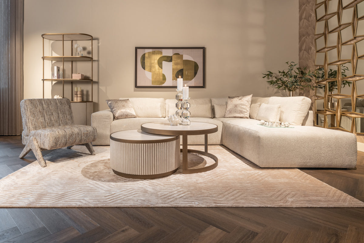 Salontafel Tivoli wit ijzer