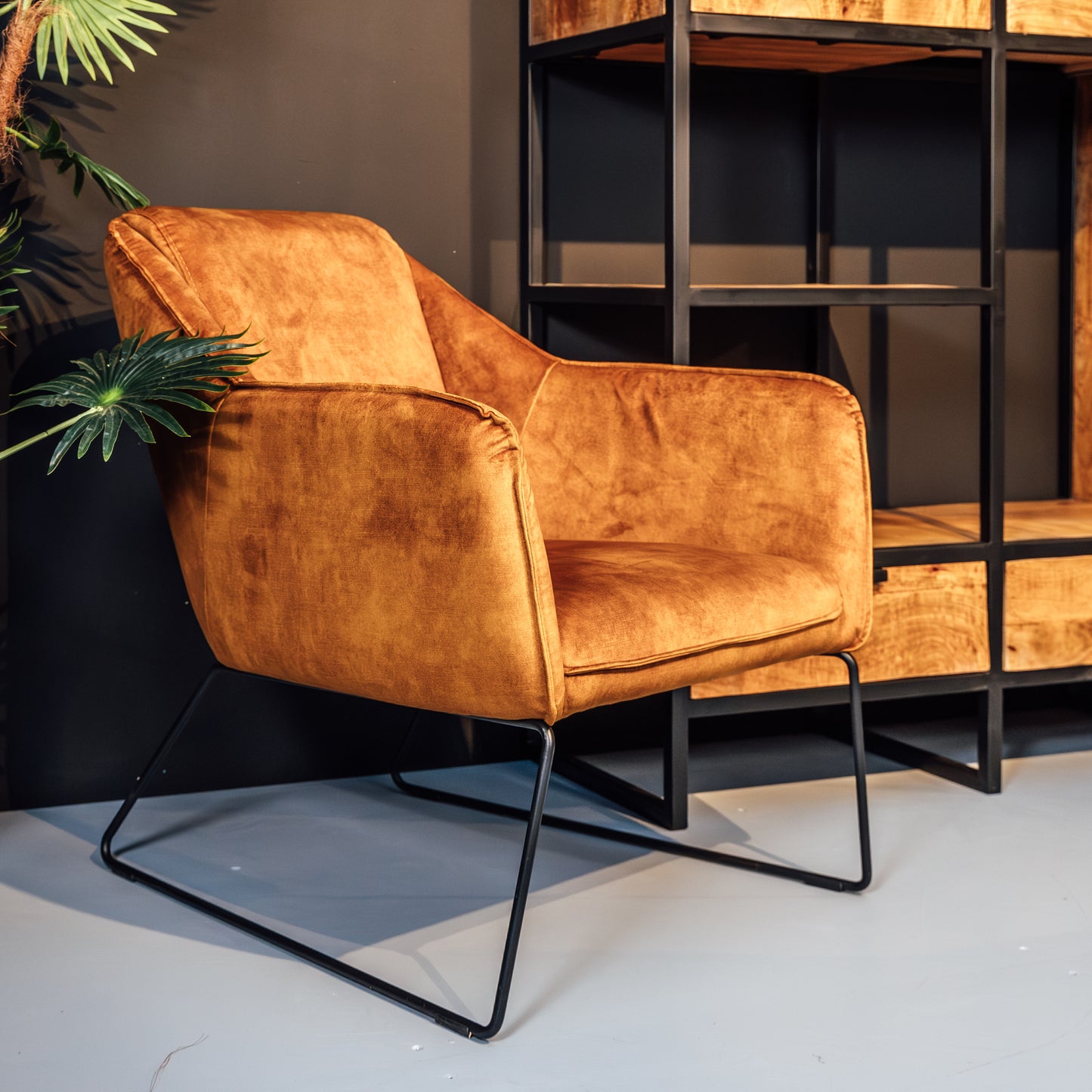 Fauteuil Yuno | Velvet Geel