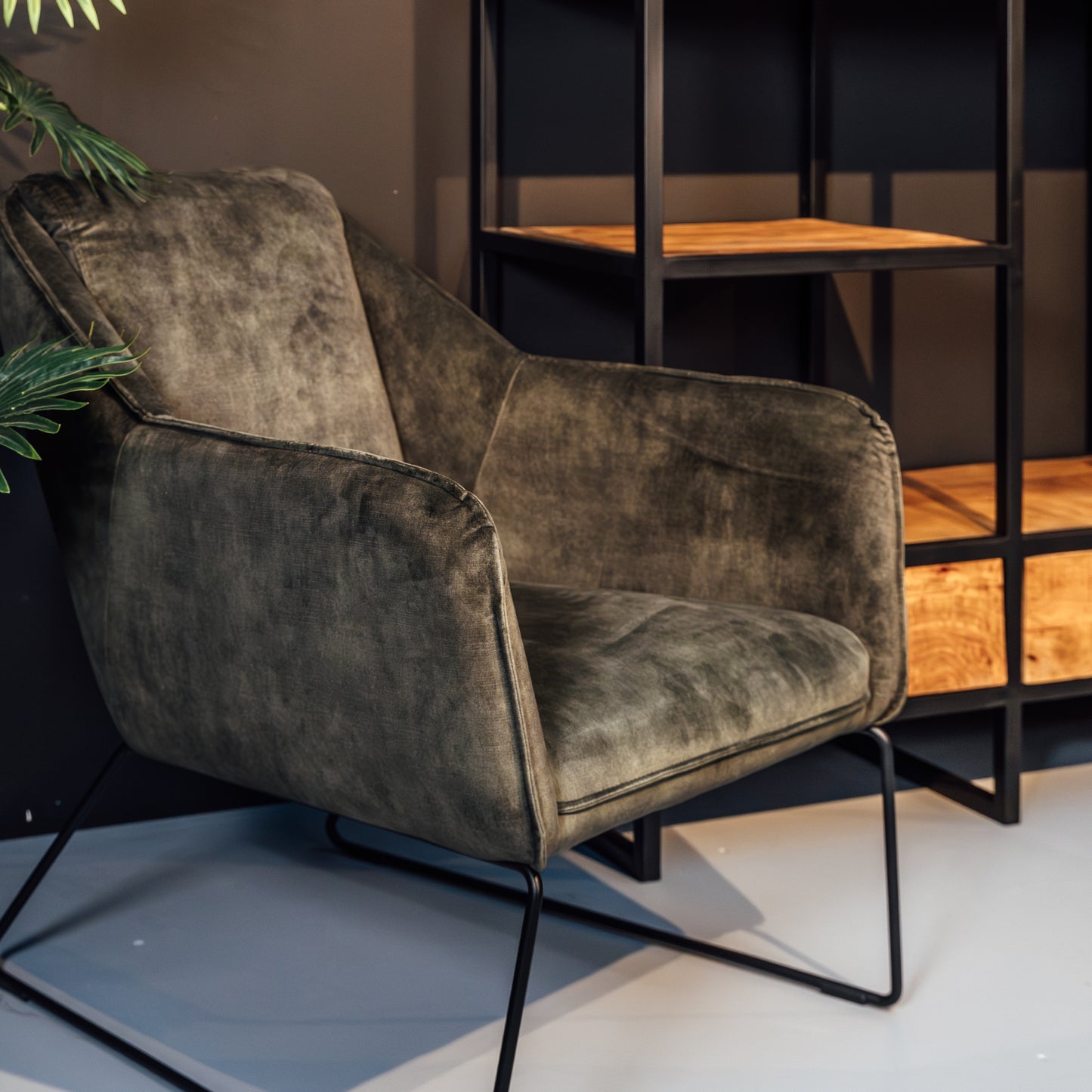 Fauteuil Yuno | Velvet Groen