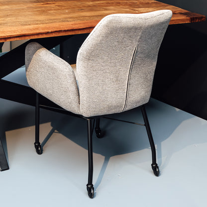 Eetkamerstoel Juul | Met Armleuning | Grijs