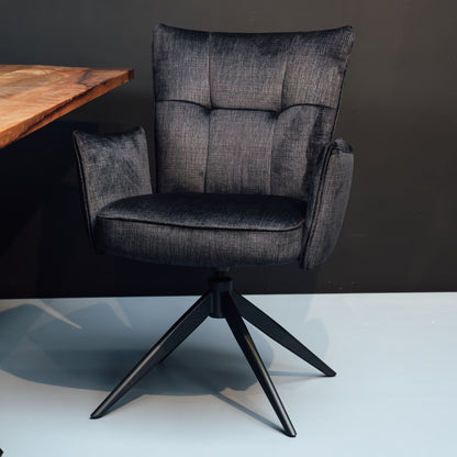 Marit Eetkamerstoel | Draaibaar | Grijs