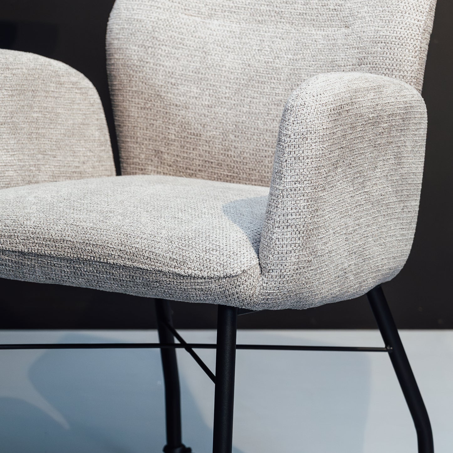 Eetkamerstoel Juul | Met Armleuning | Wit