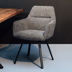 Eetkamerstoel Raaf | Stof Grijs