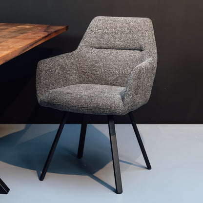 Eetkamerstoel Raaf | Stof Grijs