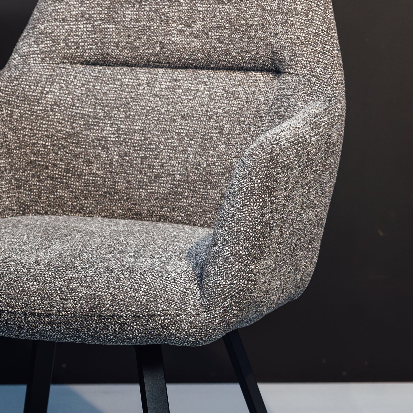 Eetkamerstoel Raaf | Stof Grijs