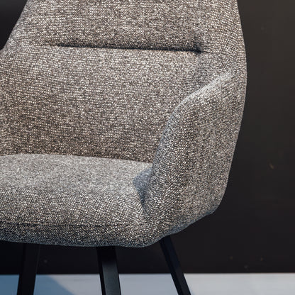 Eetkamerstoel Raaf | Stof Grijs